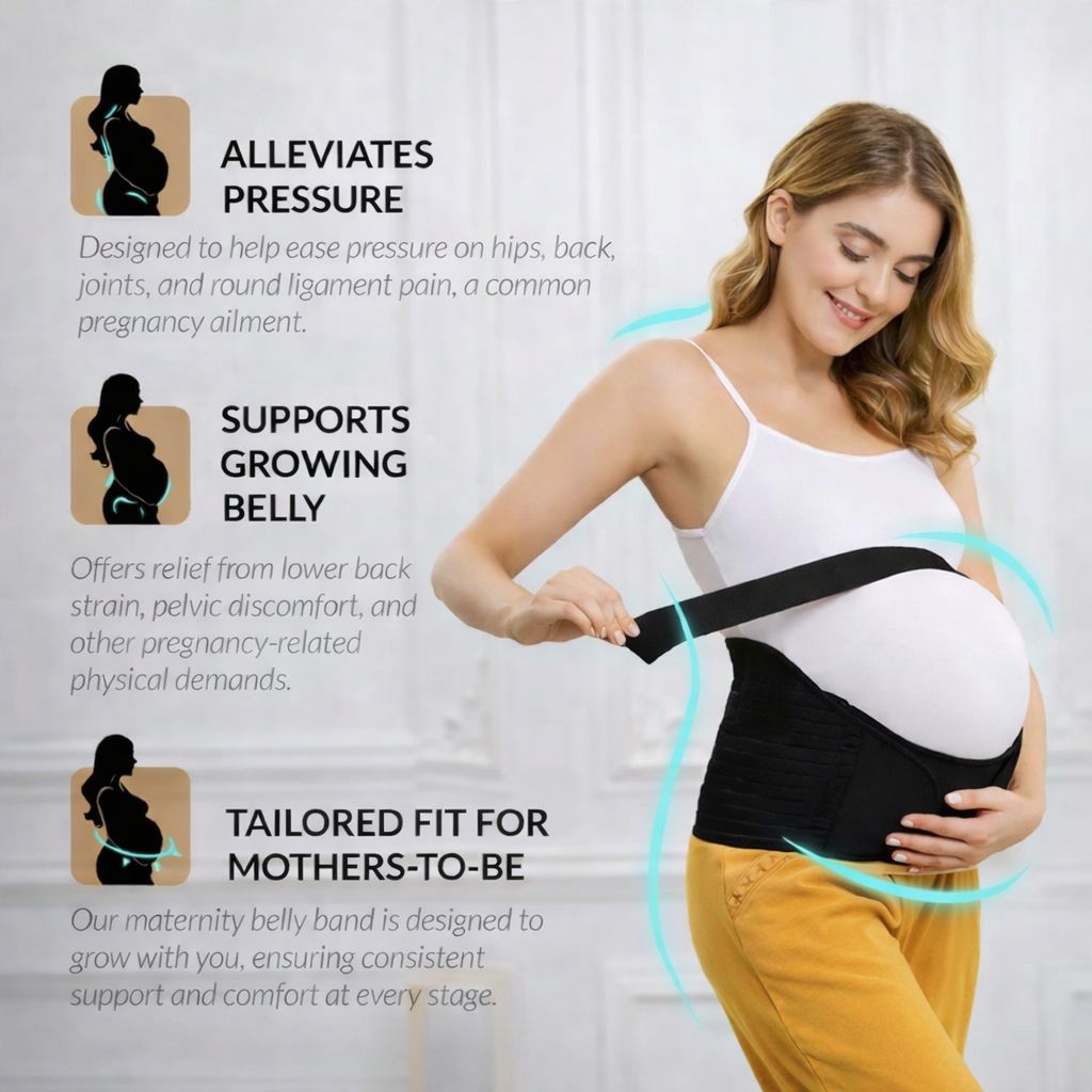 Zwangerschapsband voor verlichting van rugpijn